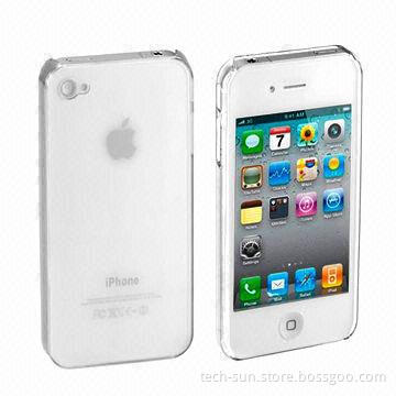 Transparent Plastic Cases for iPhone4/4S